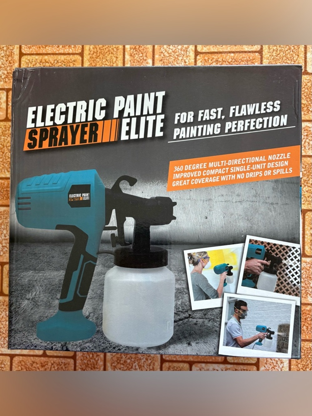 Electric Paint Sprayer Elite - Teal and Black. NWT.